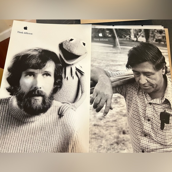 FULL SET of 1998 Apple “Think Different” Posters with original box and paperwork - Picture 8 of 10